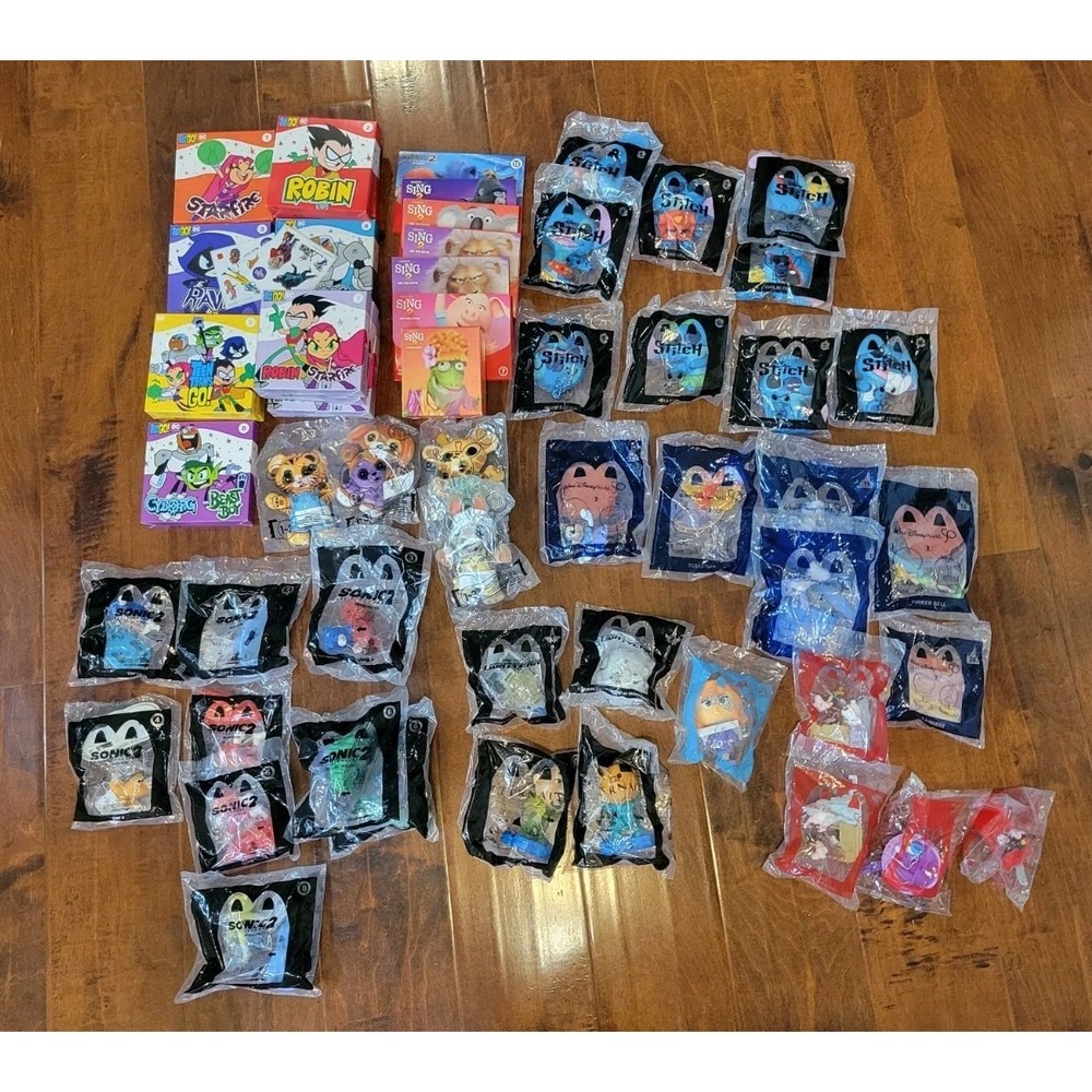 McDonald's Happy Meal Toys - Sealed - Mixed Lot Of 55